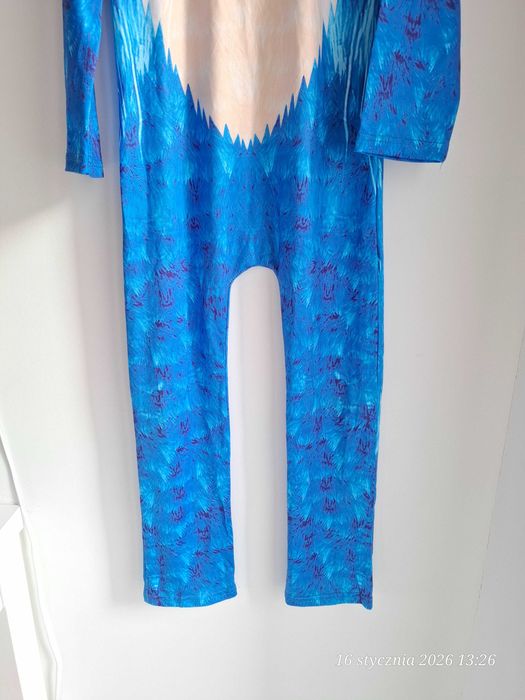 Strój Sonic przebranie kostium jeż Sonic dla chłopca r. 130 cm kombinezon bal