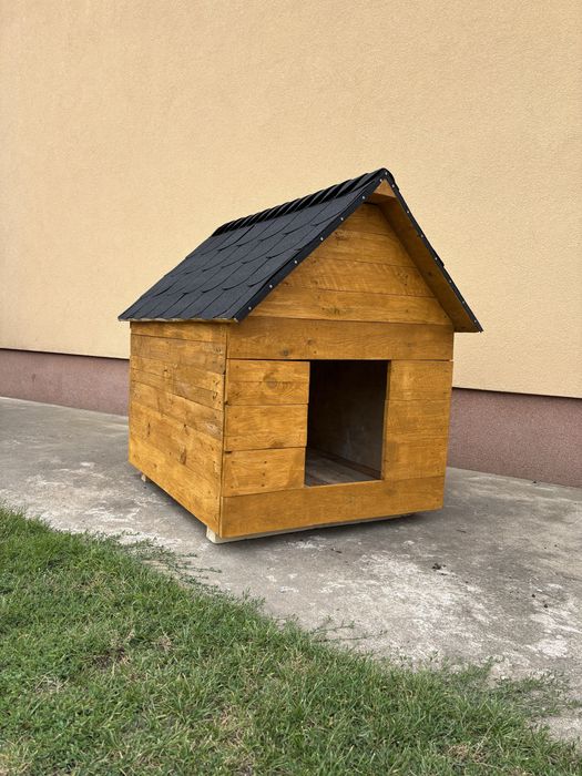 Bardzo duża buda dla psa. Buda XXL– NOWA, ocieplana, impregnowana | 120 × 95 x 80cm