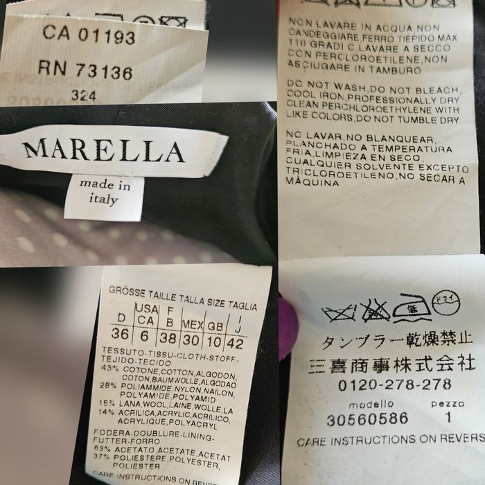 Żakiet Marella made in Italy       rozmiar EU 36/38