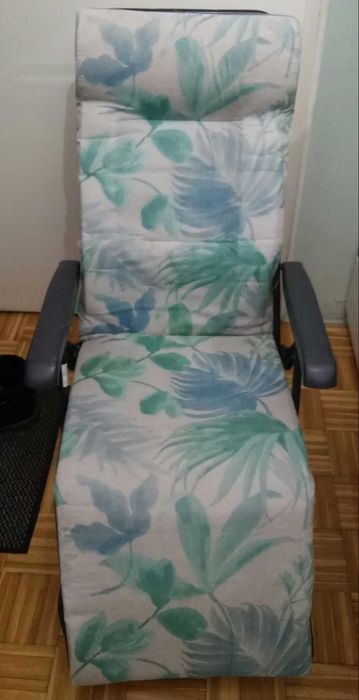 Fotel leżak ogrodowy balkonowy kempingowy składany