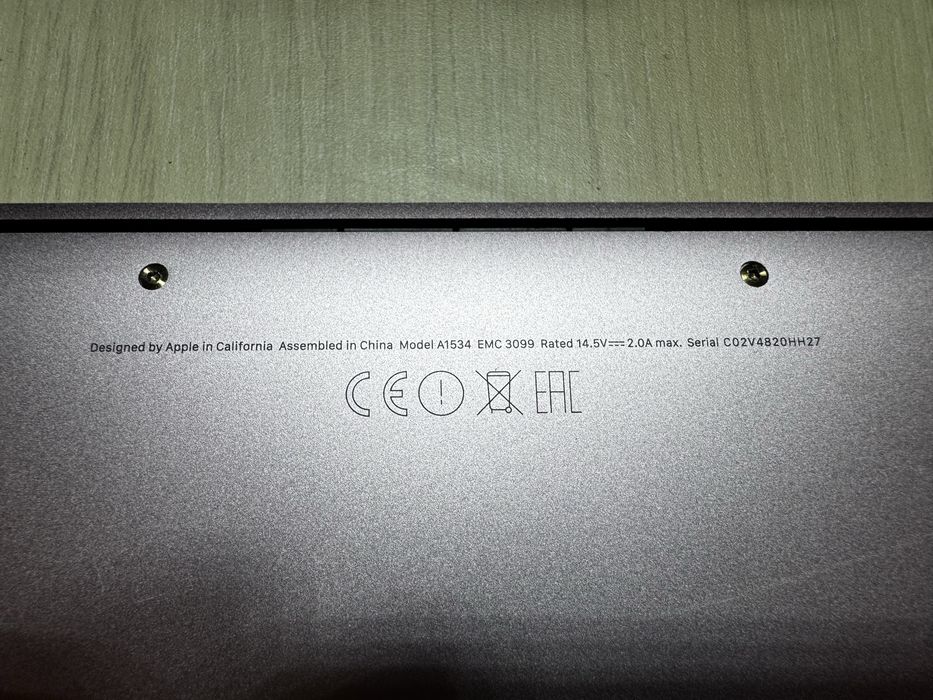 Apple MacBook модель A1534
