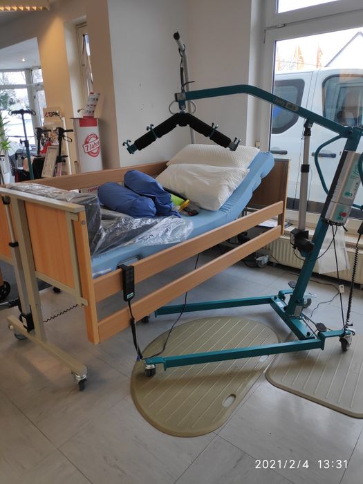 Łóżko rehabilitacyjne elektryczne Burmeier Dali II Transport montaż gratis