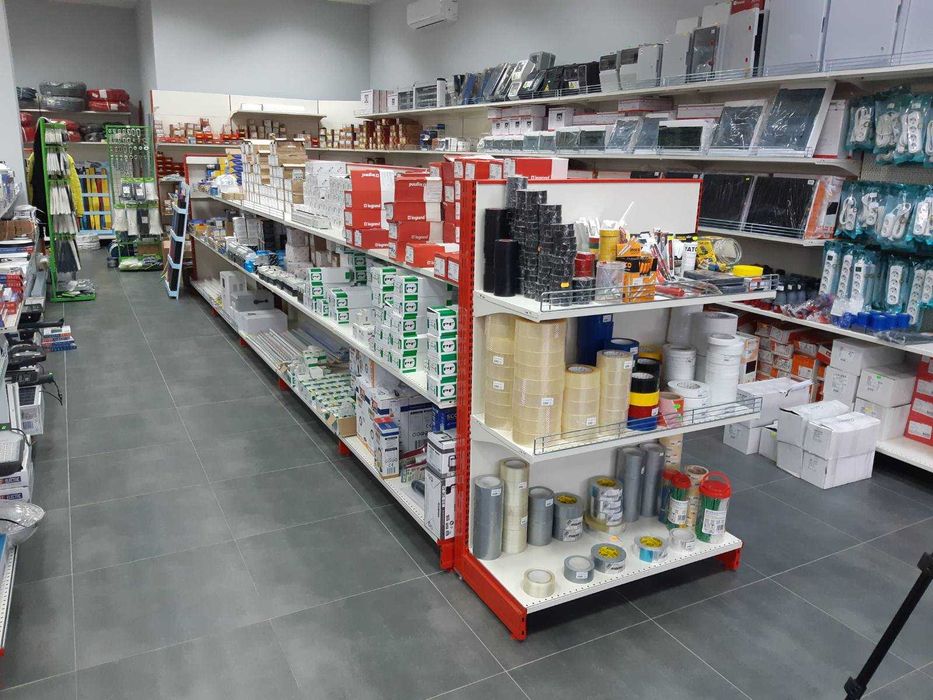 Стелажі в магазин, розрахункові зони, холодильники. Торгове обладнання