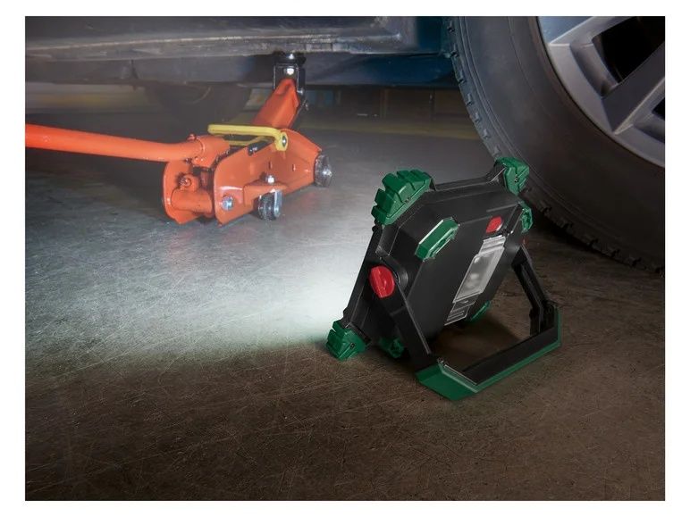 Аккум ЛЕД фонарь с павербанком из ГЕРМАНИИ Parkside PAAL 6000 D ліхтар