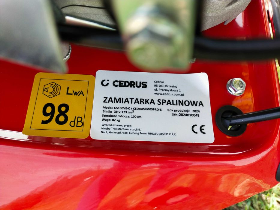 Zamiatarka spalinowa Cedrus CEDZM05PRO-E raty 0%