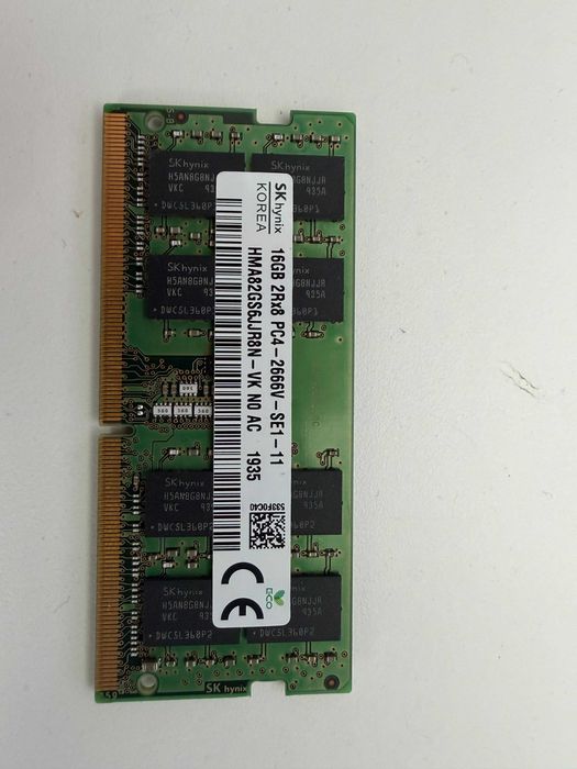 Pamięć ram DDR4 sodimm 16GB 2666mhz hynix