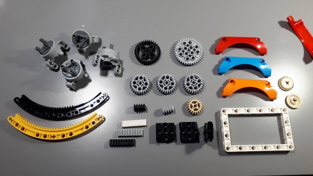 Детали Lego Technic - подвеска, амортизаторы, рычаги (лего техник): 350 ...