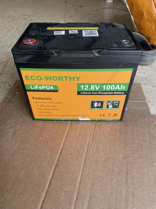 Bateria Ecoworthy 12.8V 100ah