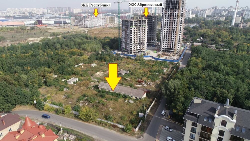 Гатное Теремки Голосеевский р-н  Продам участок 1,26 Га