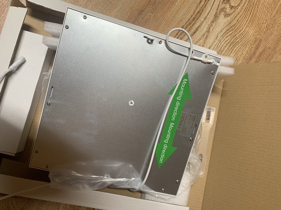 Panel LED 30x30 cm – plafon lampa sufitowa, biały, komplet