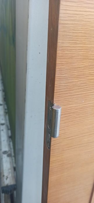 Porta interior direita em carvalho envidraçada