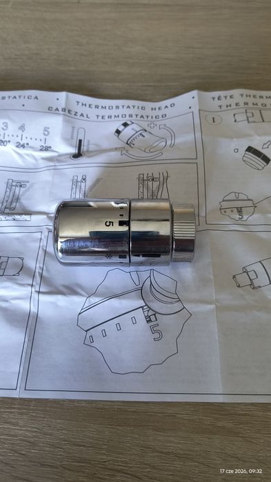 Głowica termostatyczna terma slim chrom m30x1.5