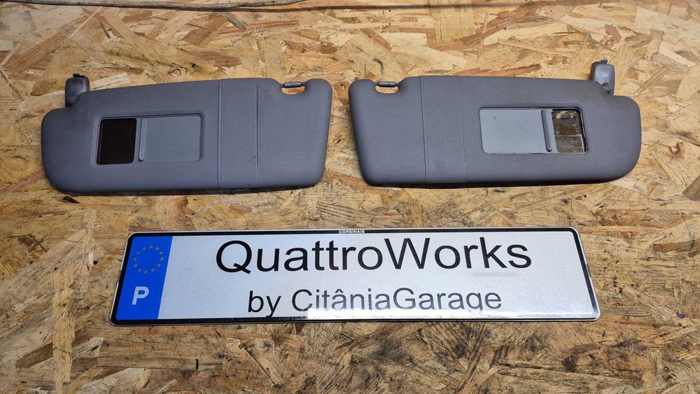 Palas sol Audi A4 B5 A3 8L cinza facelift como novas originais par