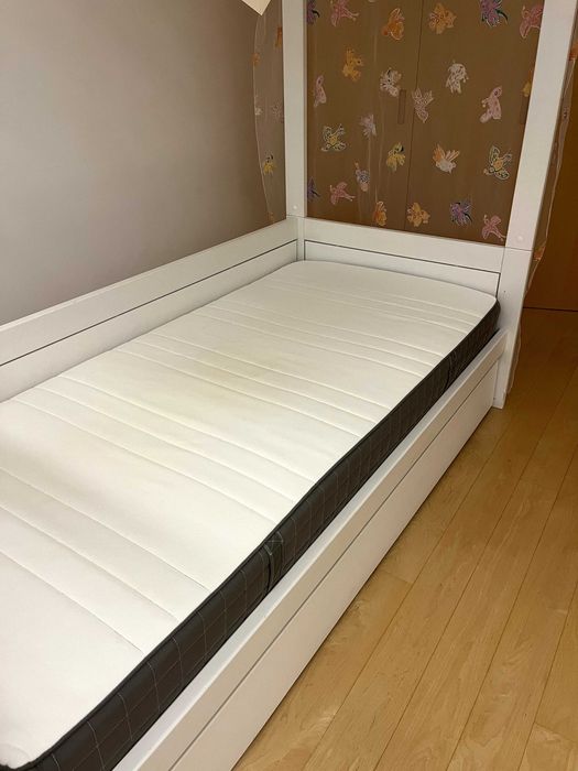 Cama infantil (200x90) tipo casinha c/cama extra – Lifetime Kidsrooms
