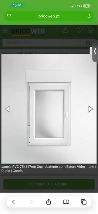 Janelva PVC com estores