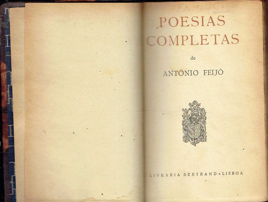 7957  Poesias completas   António Feijó.   1ª edição