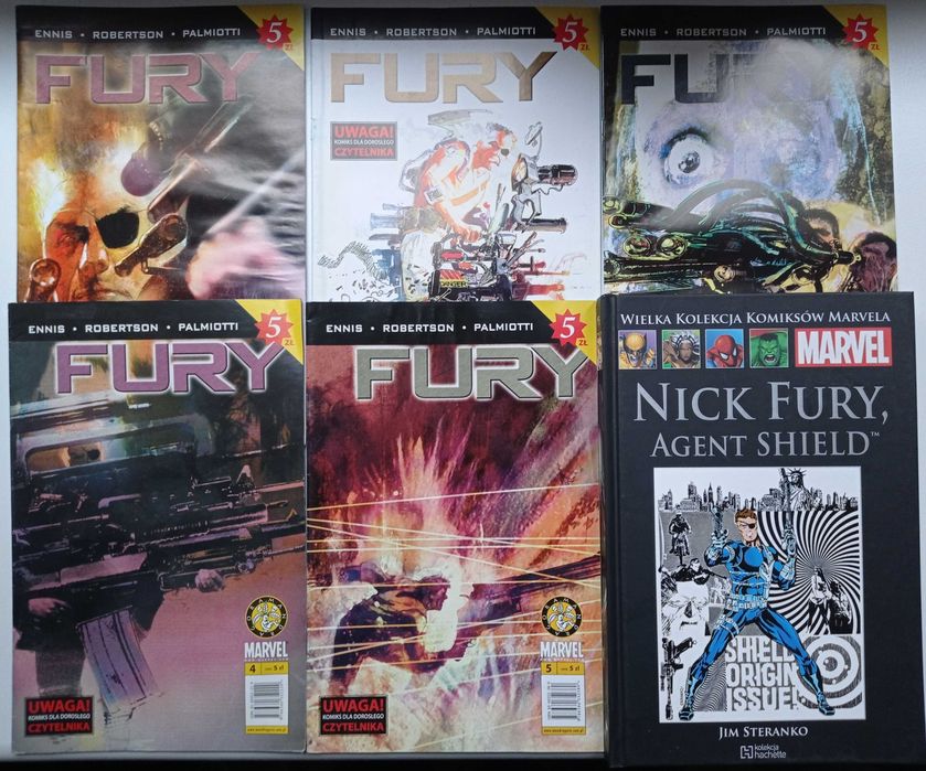 Nick Fury agent SHIELD Steranko Mandragora Ennis Sienkiewicz Marvel