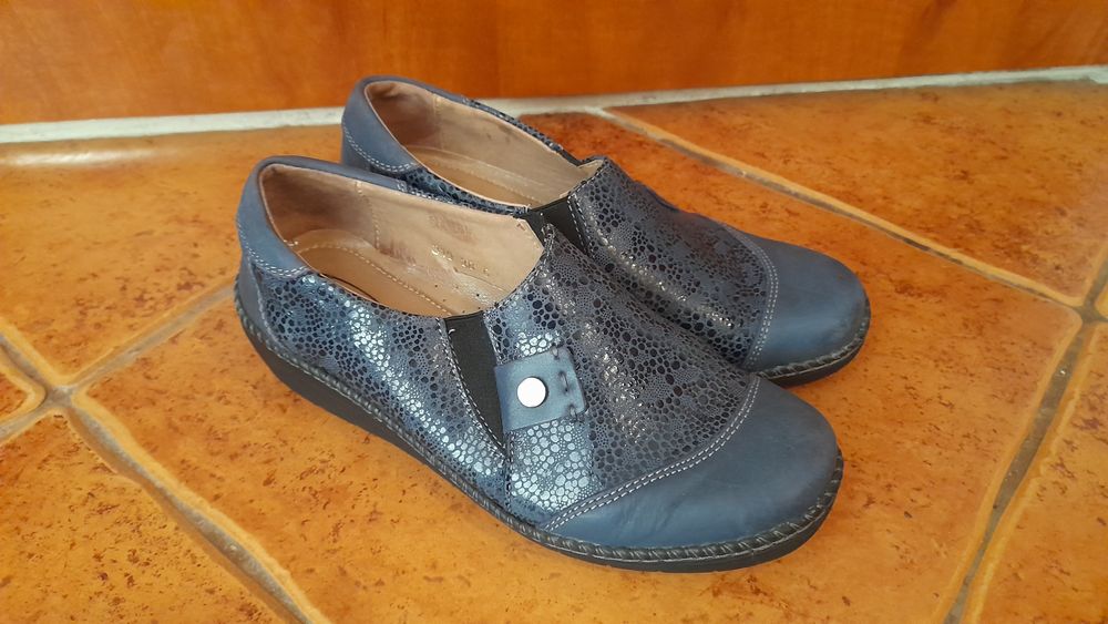 Półbuty,sneakersy skórzane Helios 38