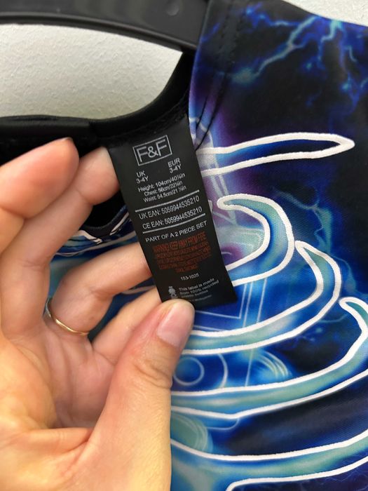 Strój przebranie Kościotrup 3/4 lata