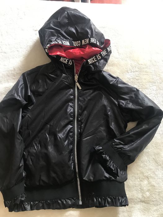 Casaco / parka impermeável reversível  5-6 anos Tiffosi menina