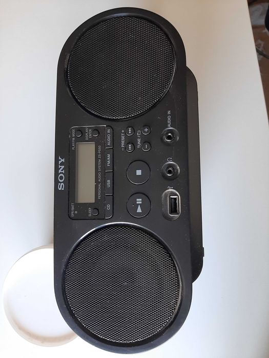 Rádio, leitor de CD com entrada USB Sony ZS-PS50