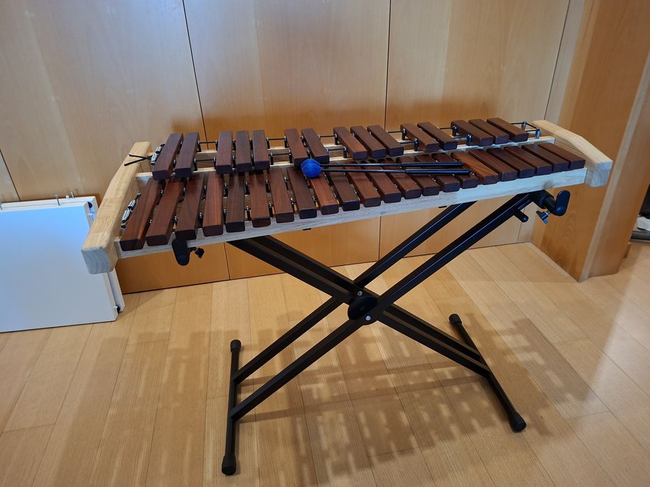 Xilofone Thomann com suporte e saco de transporte