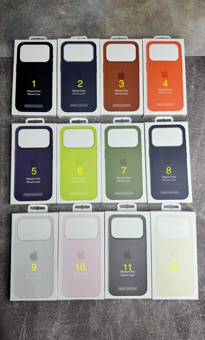 Чохол Silicone Case MagSafe з кнопкою + Animation iPhone 17 17 Pro Max