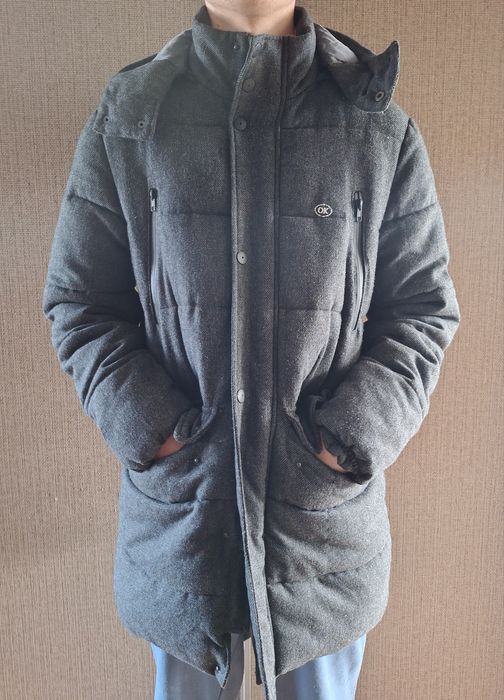 Męska kurtka zimowa wełniana S