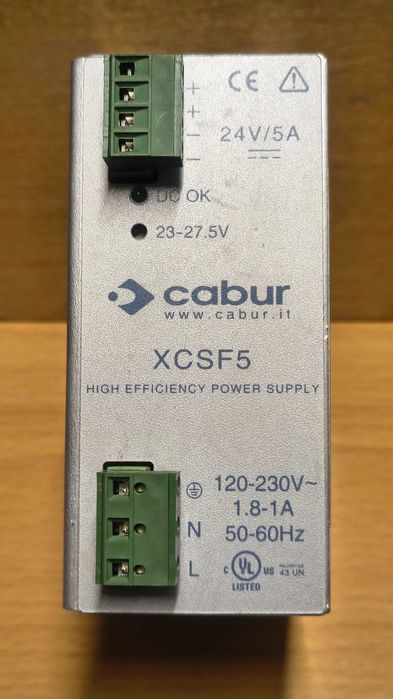Zasilacz impulsowy CABUR XCSF5 24V/5A