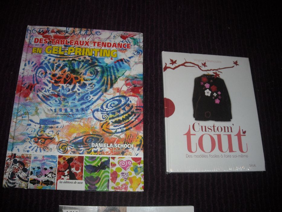 Livros artes e culinaria em lingua francesa novos