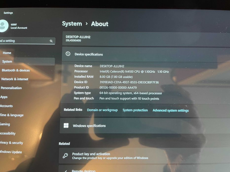 Lenovo tablet 10 8/128