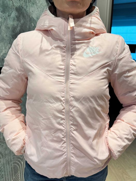 Nike dwustronna kurtka damska różowa