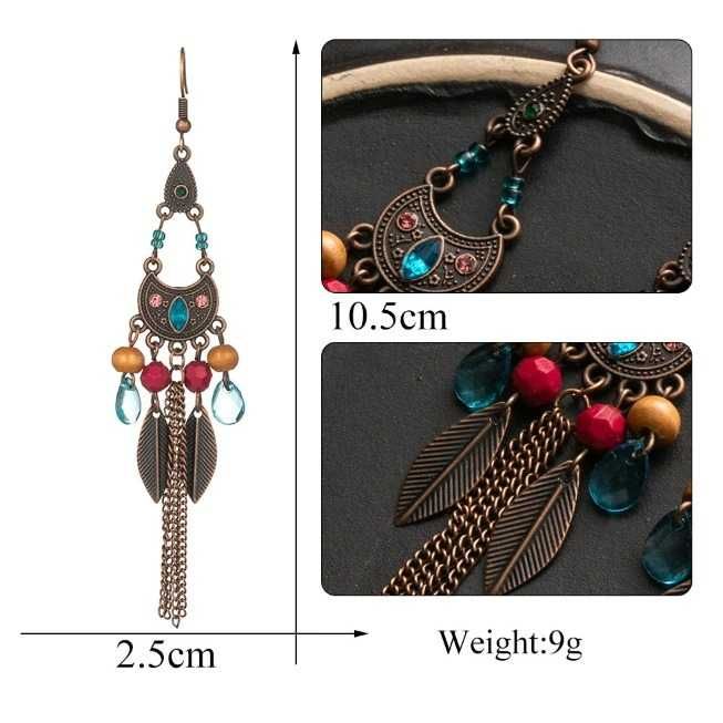 Kolczyki Boho łapacz snów