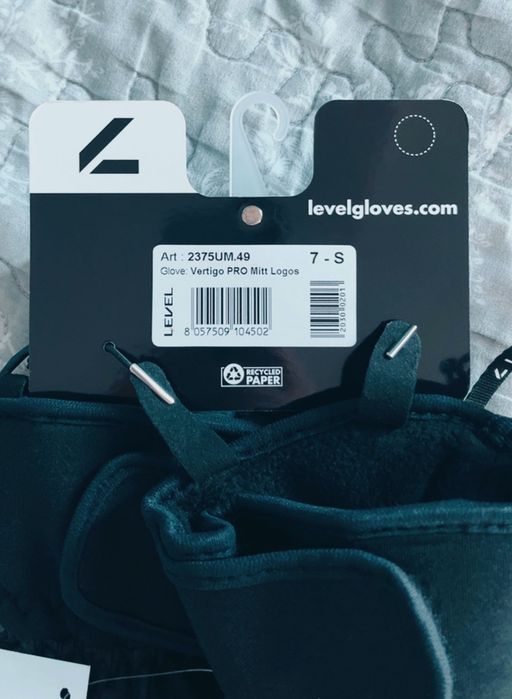 Rękawice snowboardowe Level Vertigo PRO Mitt Logos Well Done S