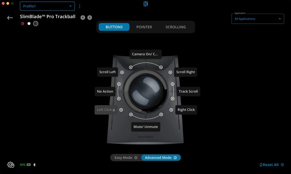 Trackball Kensington Slimblade Pro