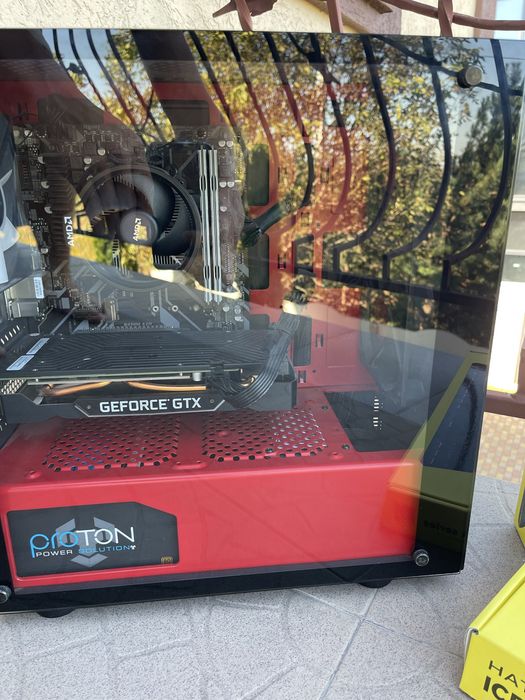 Компютер пк Ryzen з монітором