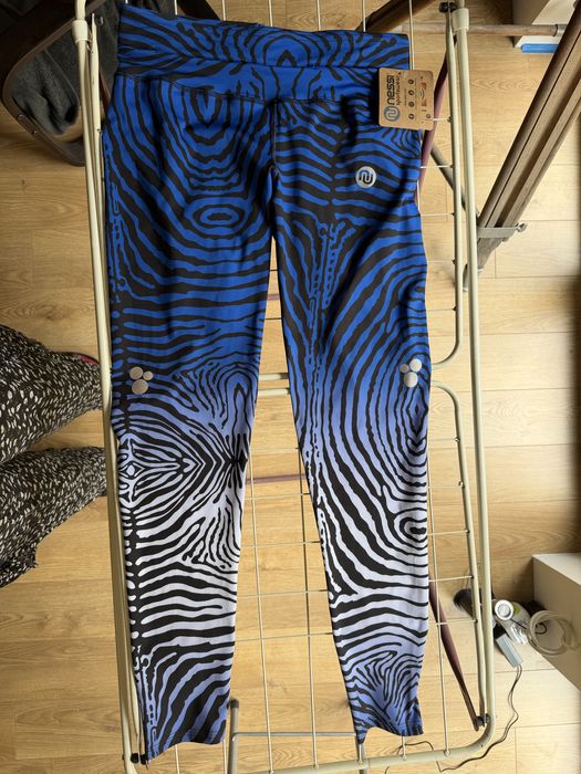 Legginsy Nessi 7/8 Zebra Ombre Blue L/XL