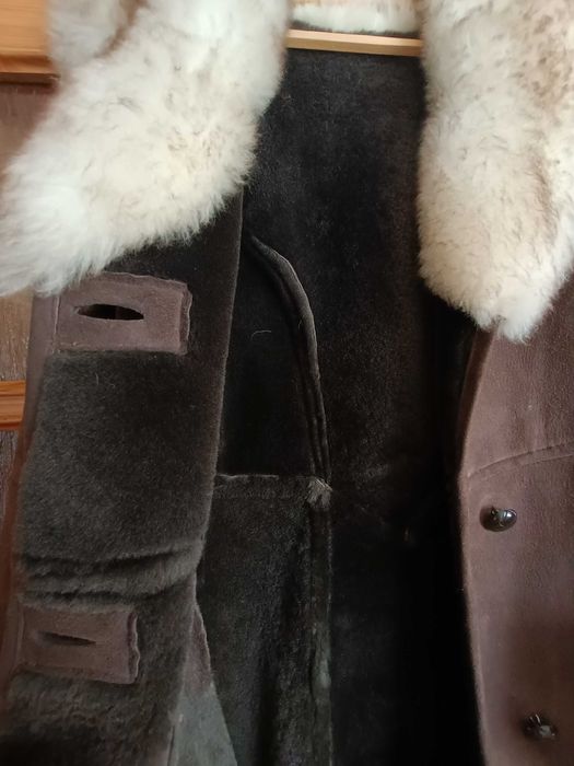 Oryginalne naturalne futro z barana