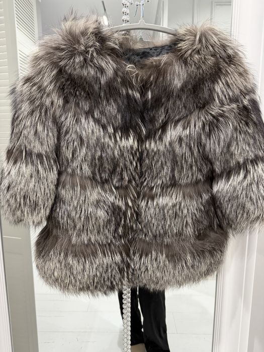 Шуба автоледи из чернобурки