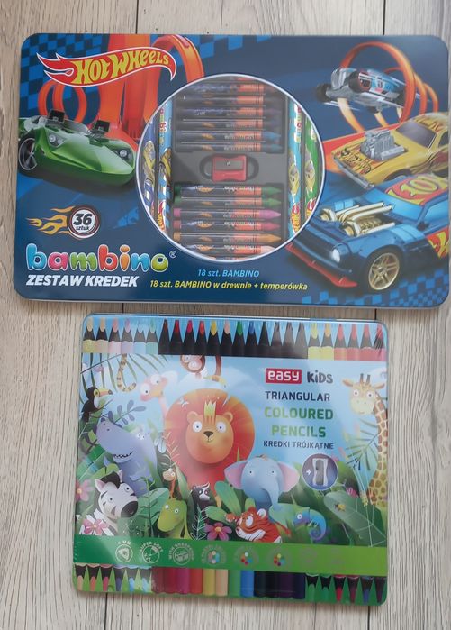 Kredki bambino hot wheels I easy kids
