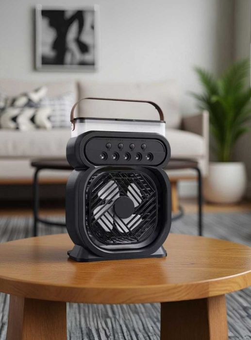 Вентилятор кондиціонер 3в1 мініохолоджувач повітря з підсвіткою