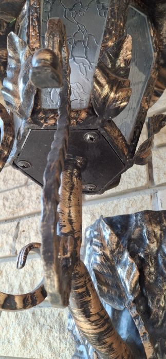 Світильник кований настінний Бра, вуличний, на будинок, на альтанку