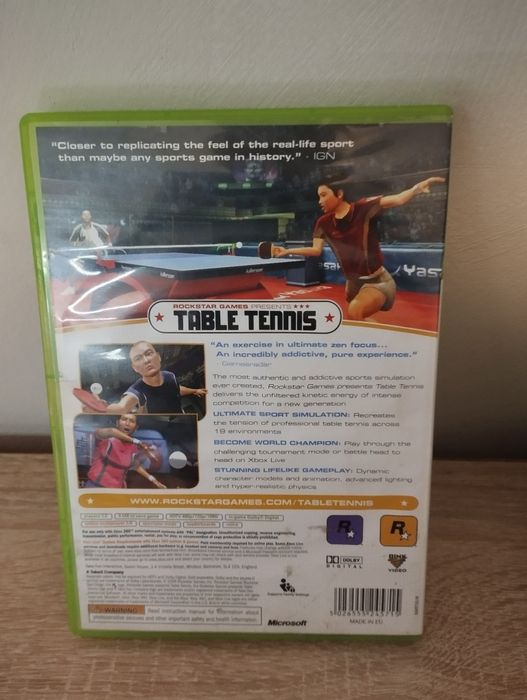 Gra na Xbox 360 Table tennis ENG