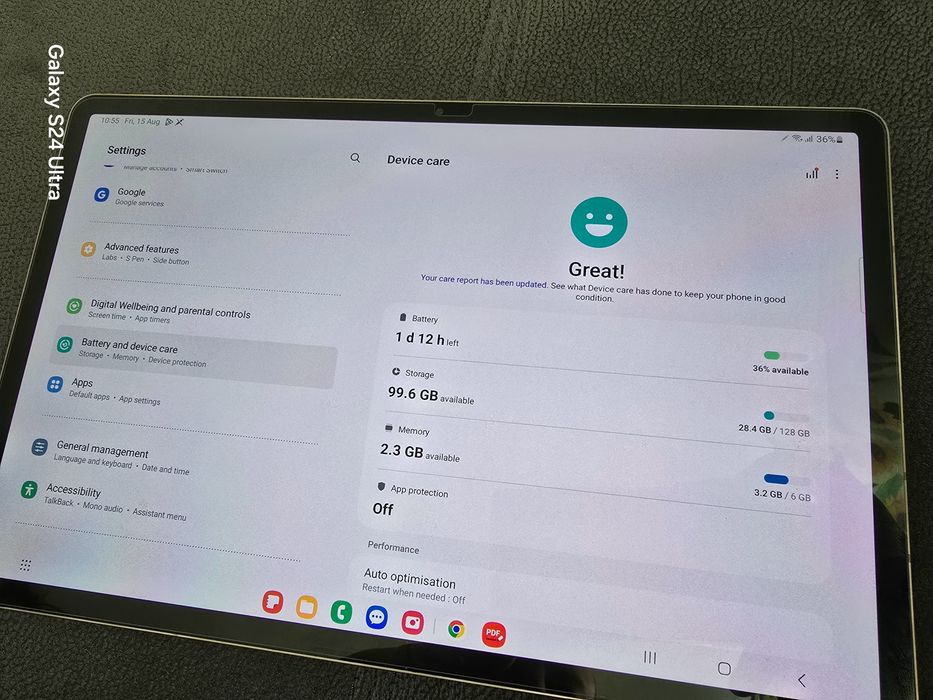 Samsung tab s7+ OLED