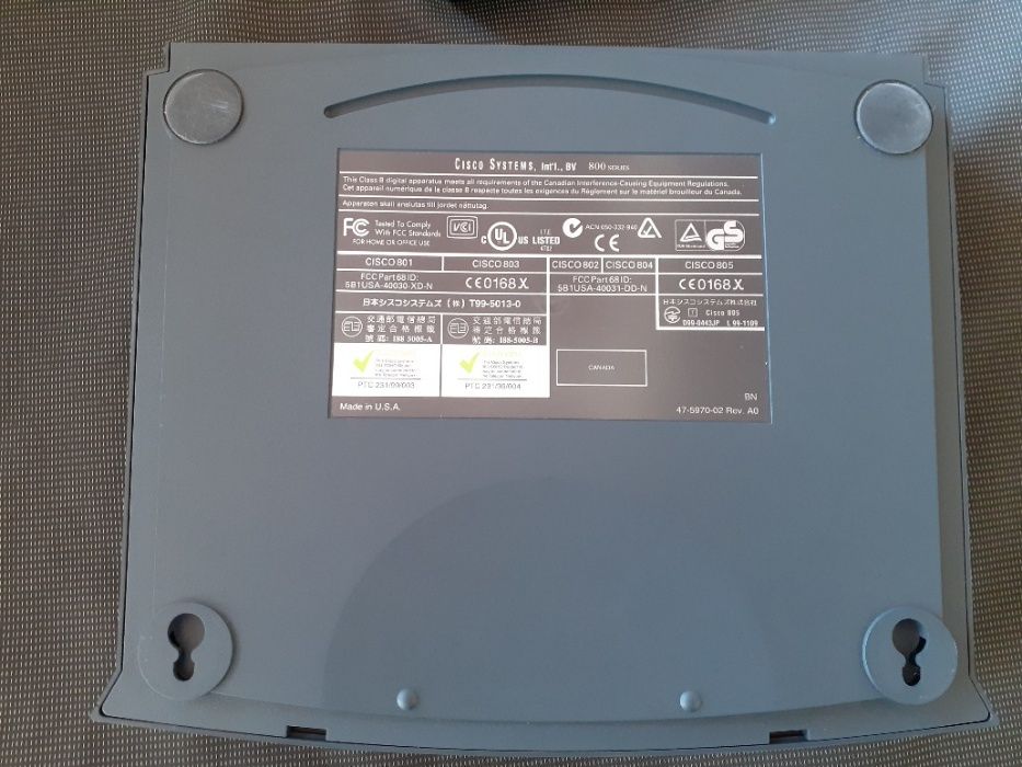 Cisco 805 Router64297875996675124