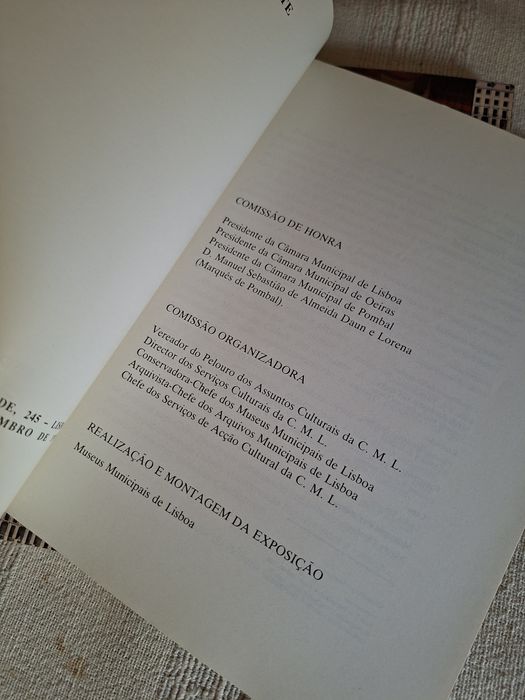 Marquês de Pombal exposição 3 volumes completo