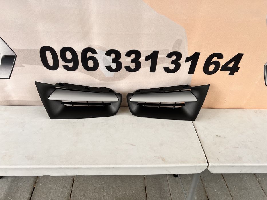 Накладки вставки решітки в бампер megane 2/меган 2: 1 230 грн ...