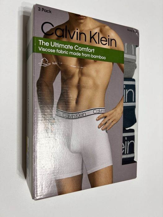 Bokserki męskie Calvin Klein 3 pak M - wiskoza