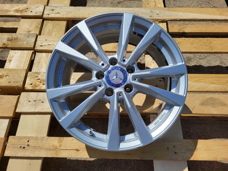 [862] Felgi aluminiowe MERCEDES 17 Cali 5x112 7.5J ET40 + Czujniki
