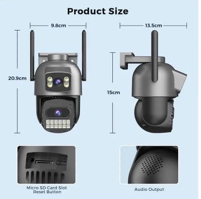 Вулична WiFi IP камера відеоспостереження Anbiux A22YQ Wi-Fi